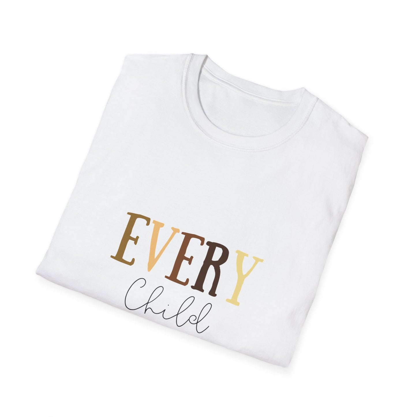 Education Diversity Multicultural Unisex Softstyle T-Shirt