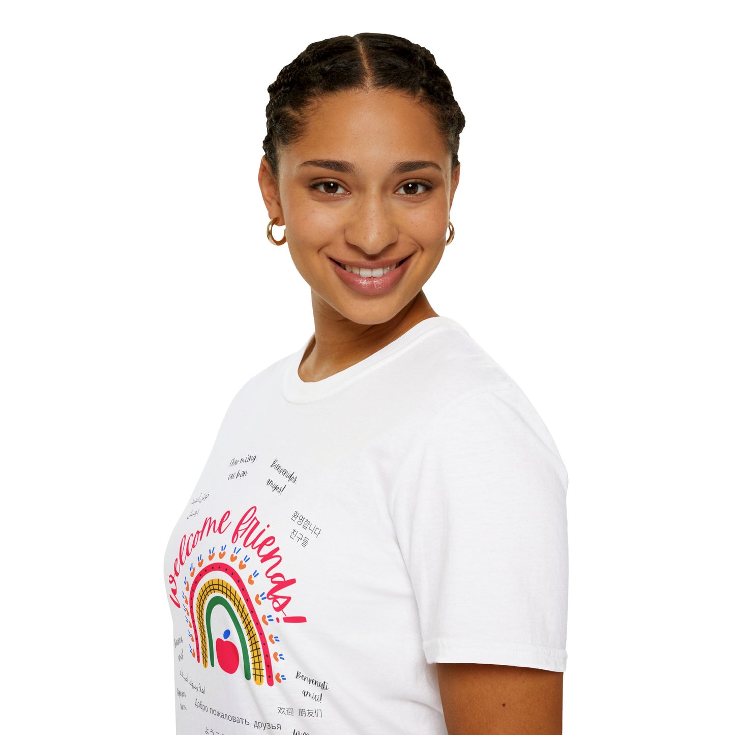 Multilingual Welcome Friends T-Shirt