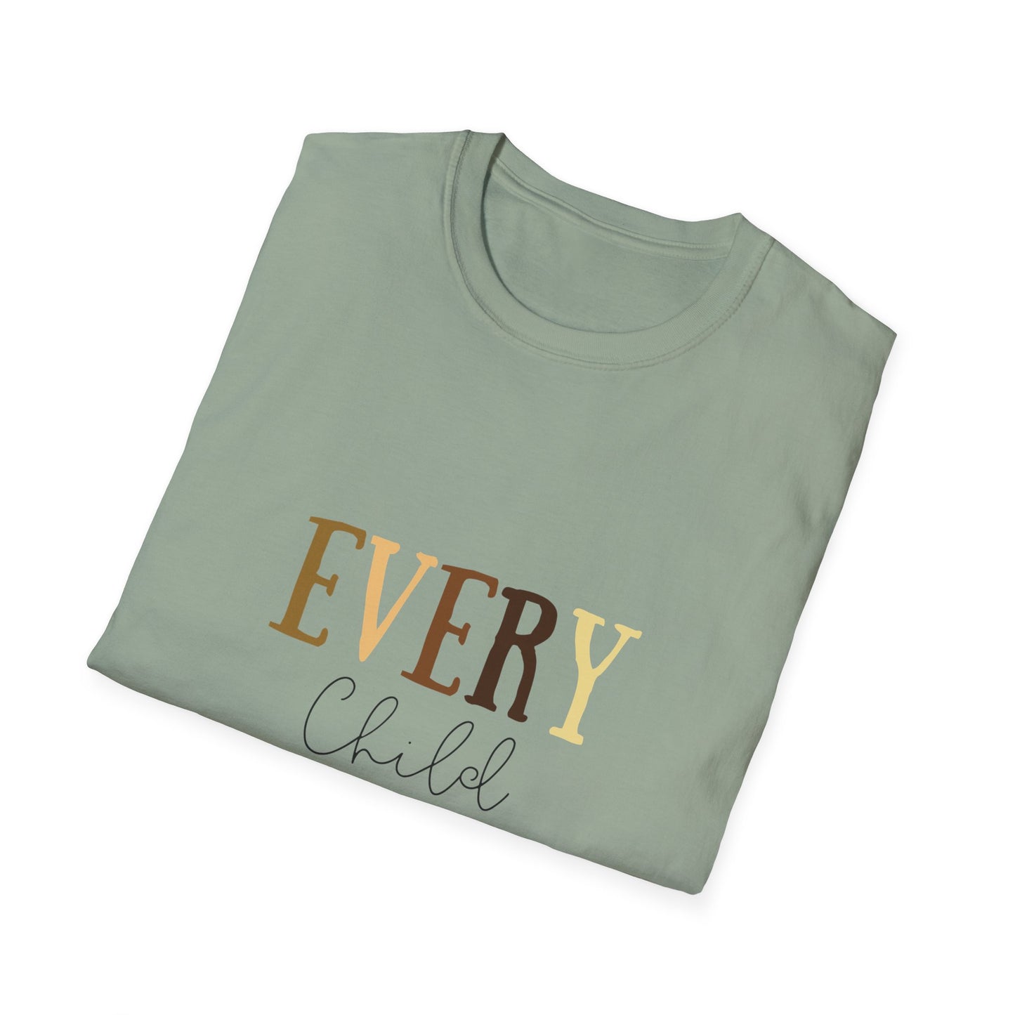 Education Diversity Multicultural Unisex Softstyle T-Shirt