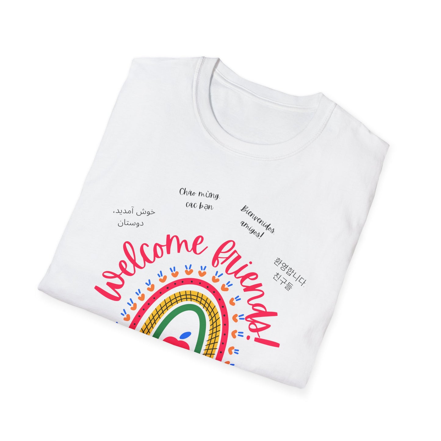 Multilingual Welcome Friends T-Shirt