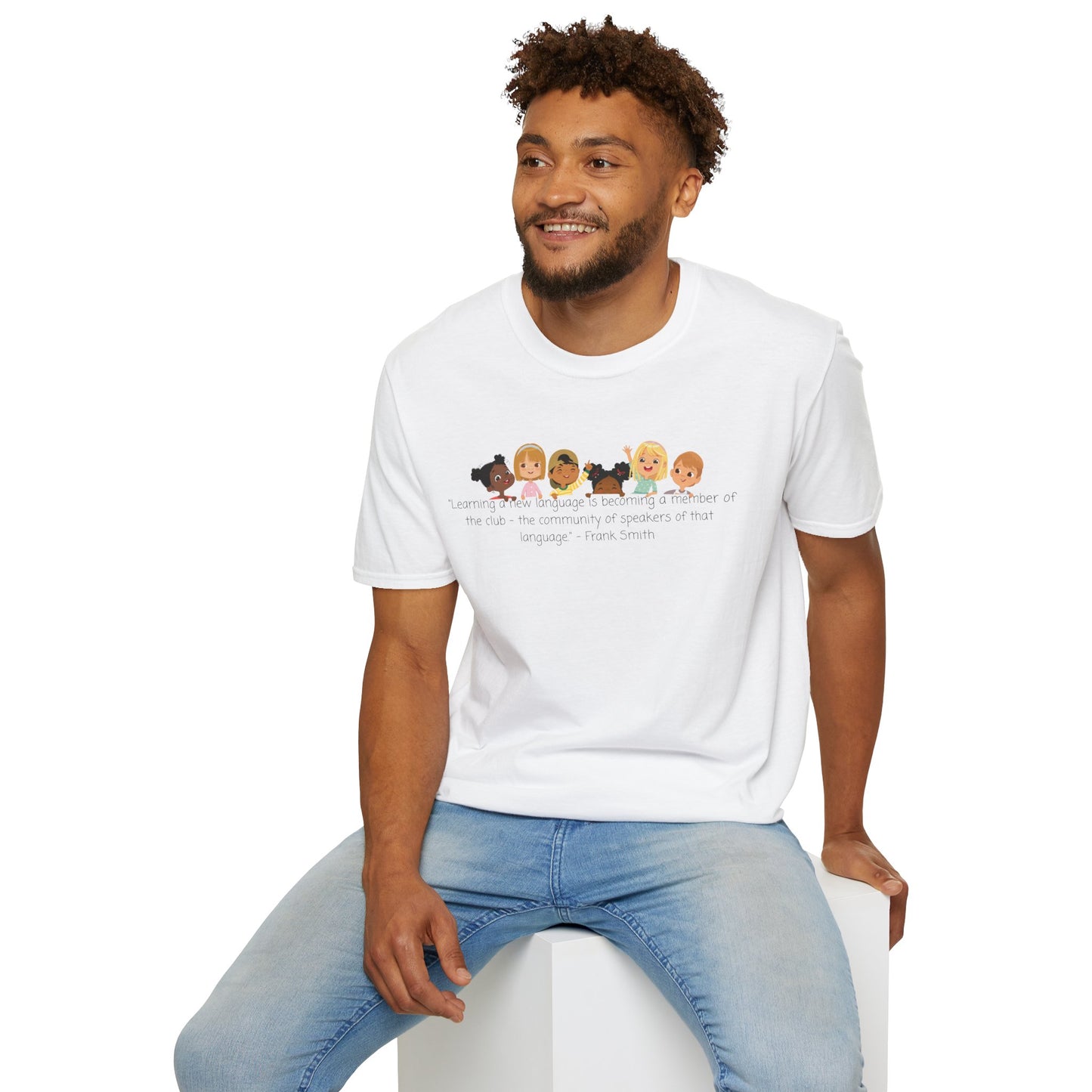 Learning Languages Unisex Softstyle T-Shirt