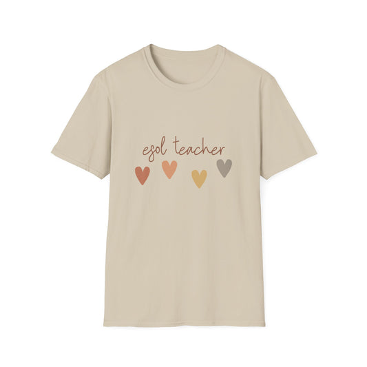 ESOL Teacher Diversity Unisex T-Shirt - Back to School Gift