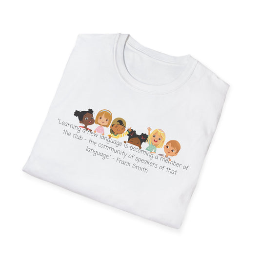 Learning Languages Unisex Softstyle T-Shirt