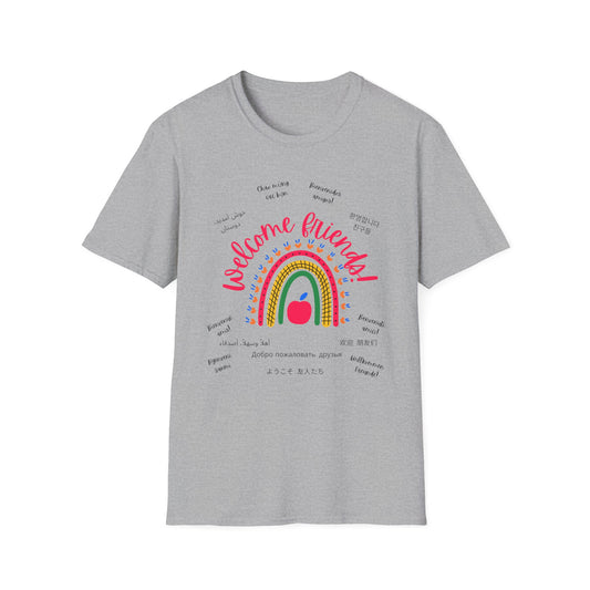 Multilingual Welcome Friends T-Shirt