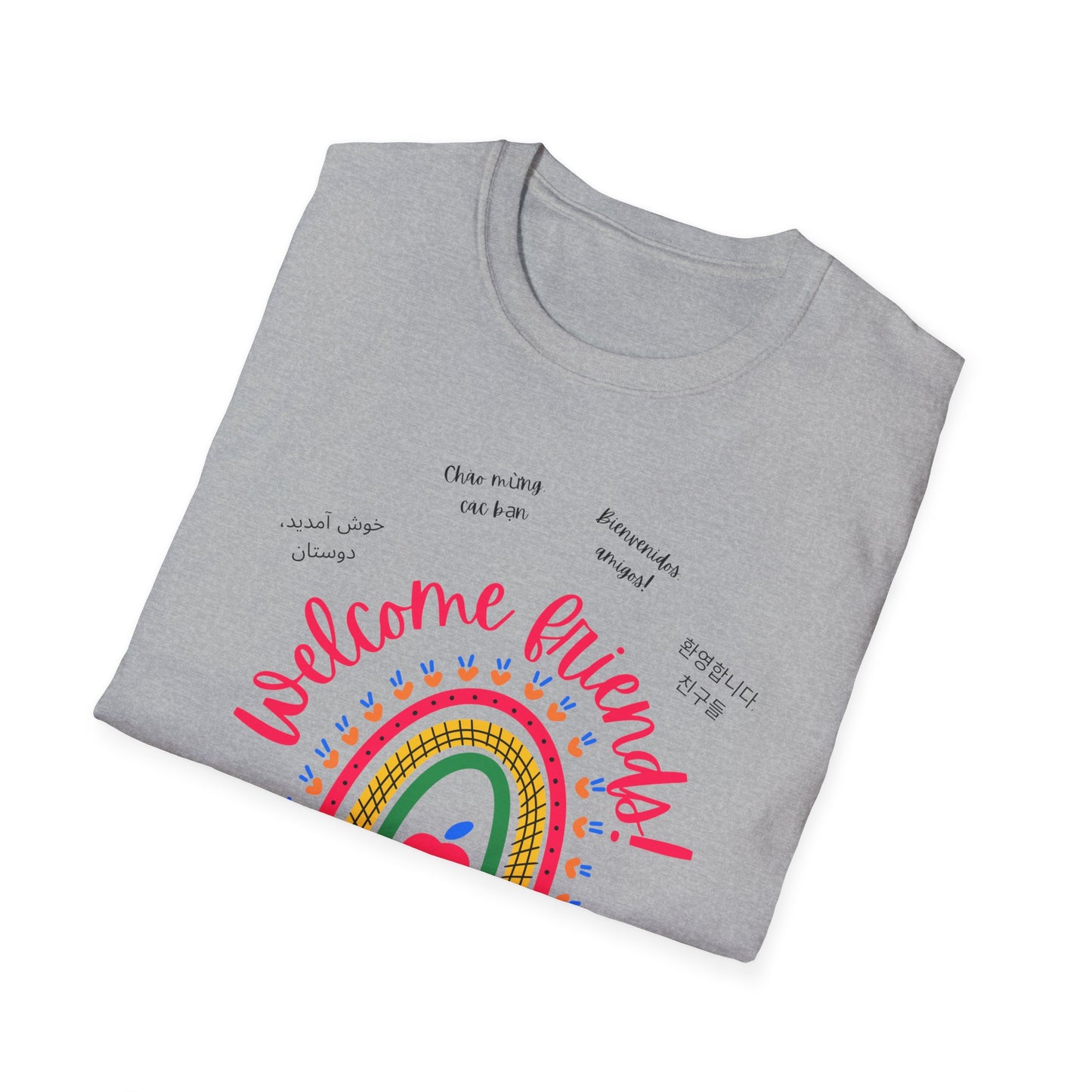 Multilingual Welcome Friends T-Shirt