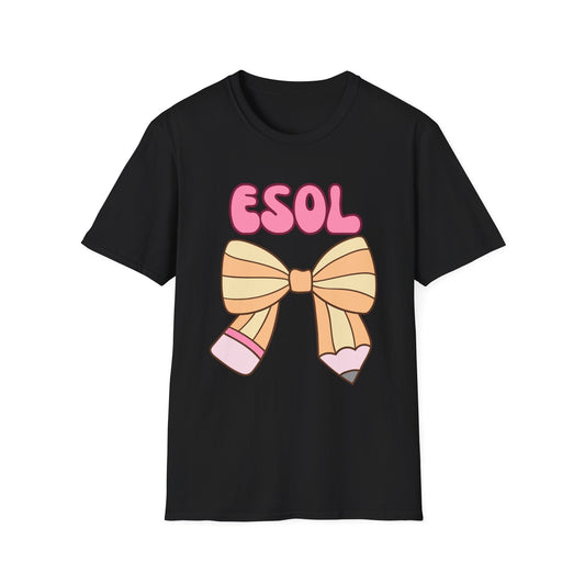 ESOL Teacher Unisex T-Shirt - Fun Friday and Jean Days Design