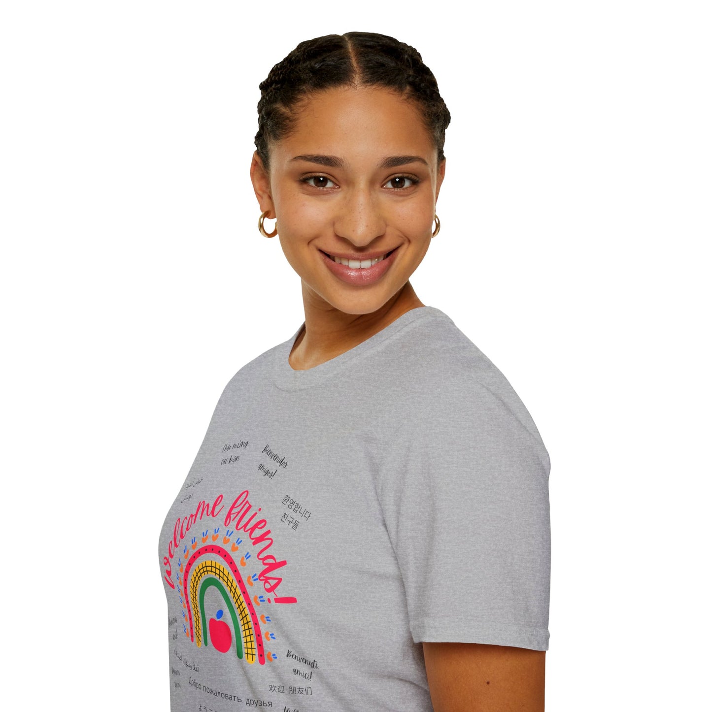 Multilingual Welcome Friends T-Shirt