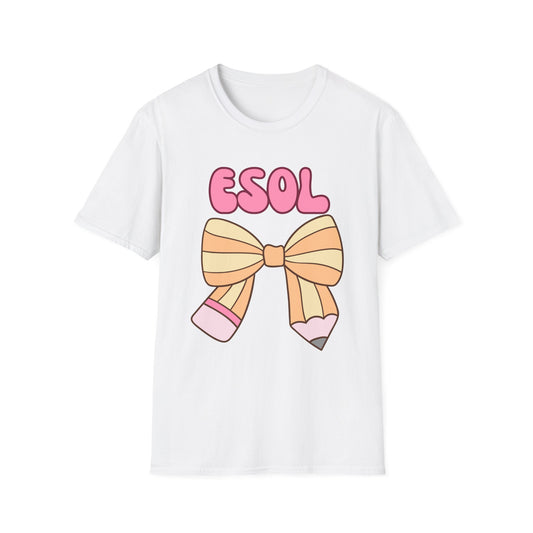 ESOL Teacher Unisex T-Shirt - Fun Friday and Jean Days Design