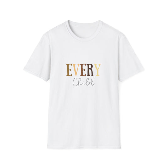 Education Diversity Multicultural Unisex Softstyle T-Shirt