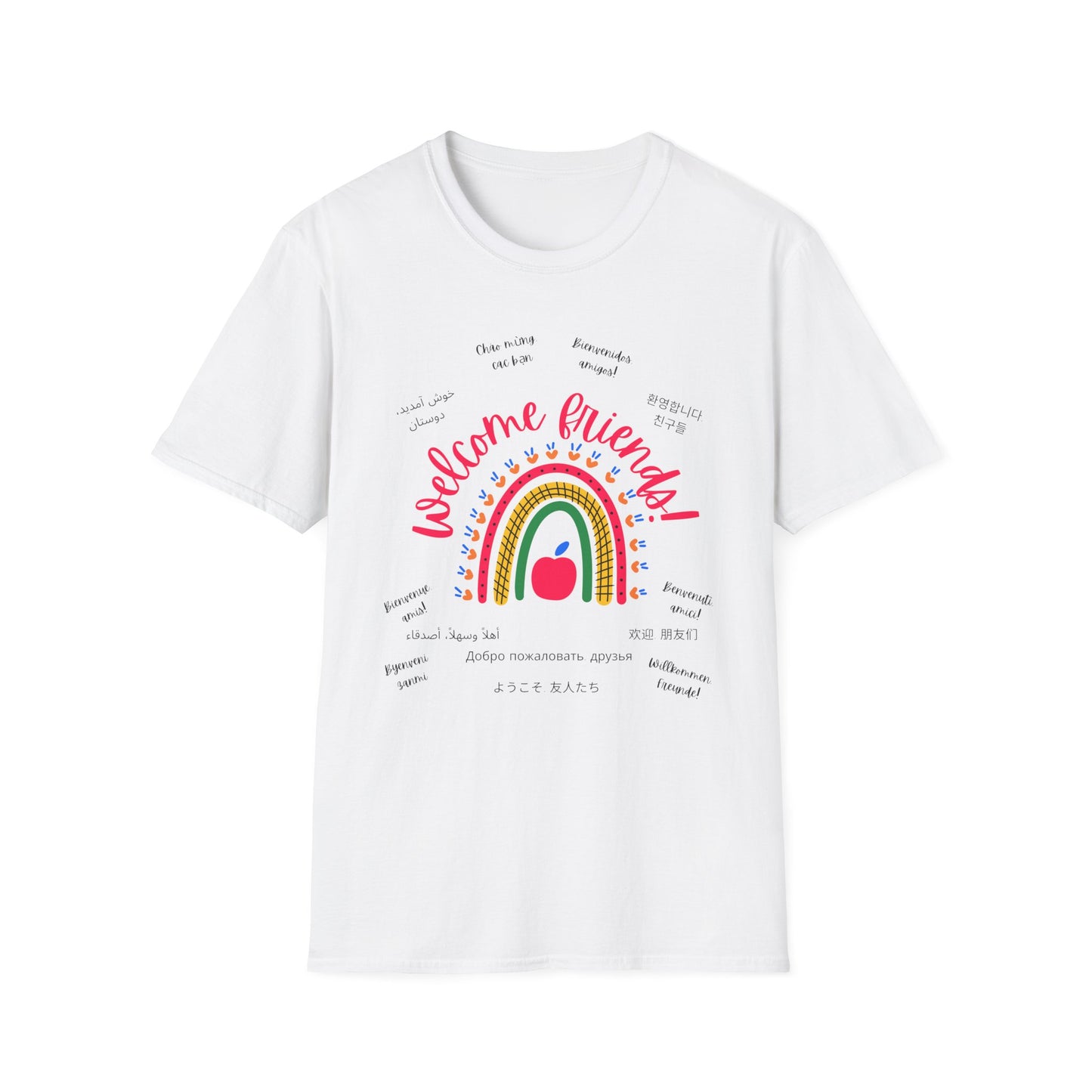 Multilingual Welcome Friends T-Shirt