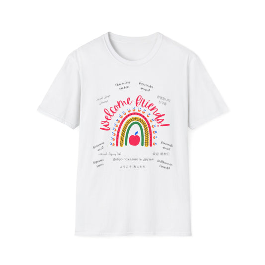 Multilingual Welcome Friends T-Shirt