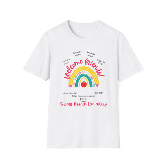 *FBES specific* Multilingual Welcome Friends Softstyle T-Shirt